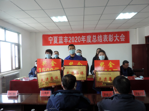 寧夏藍豐召開(kāi)2020年度總結表彰大會(huì )