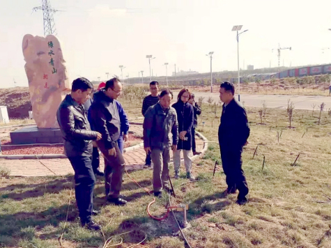 生態(tài)環(huán)境部西北督查局局長(cháng)袁道凌到寧夏華御檢查指導蒸發(fā)池地下水修復治理工作
