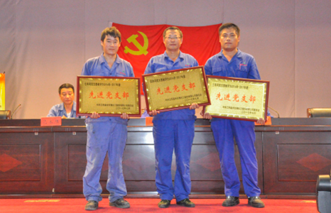 藍豐生化召開(kāi)新黨員宣誓儀式暨表彰大會(huì )